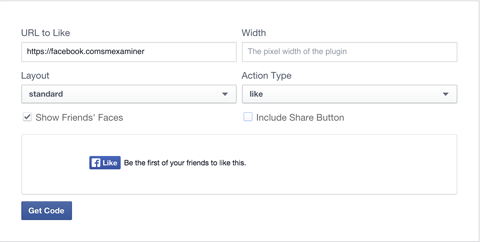 facebook like button creation